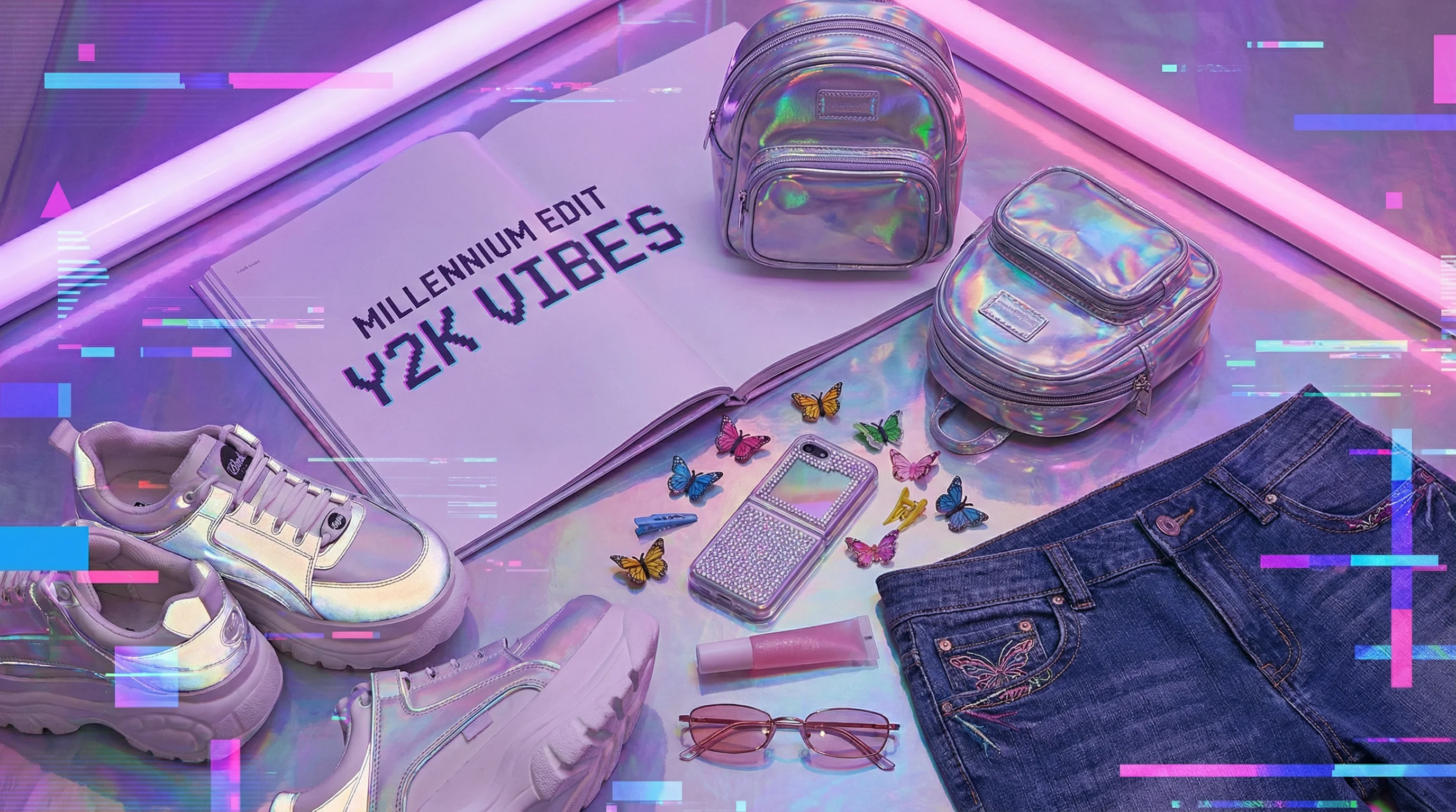 17c 小蓝视频Y2K时尚单品展示